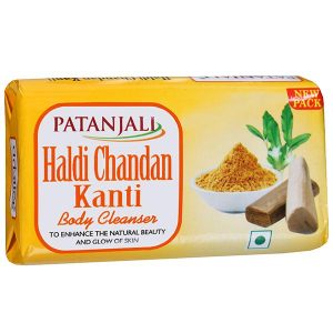 PATANJALI HALDI CHANDAN KANTI BODY SOAP-75GM
