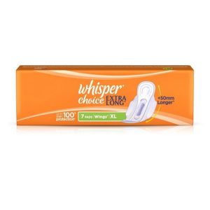 WHISPER CHOICE EXTRA LONG XL WITH WINGS-6 PADS